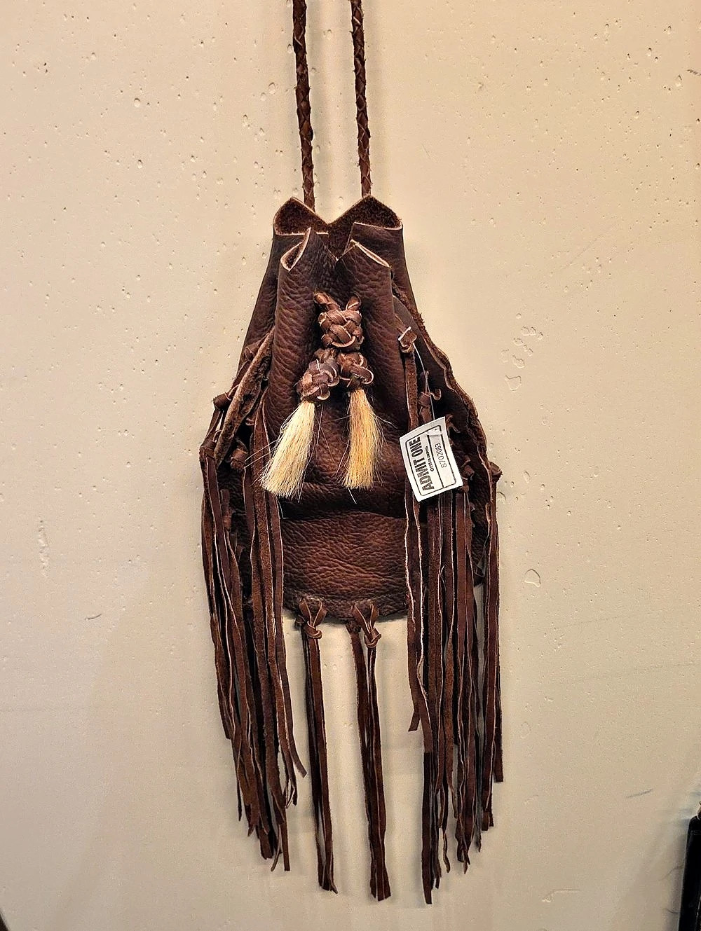 Brown Fringe Crossbody Bag